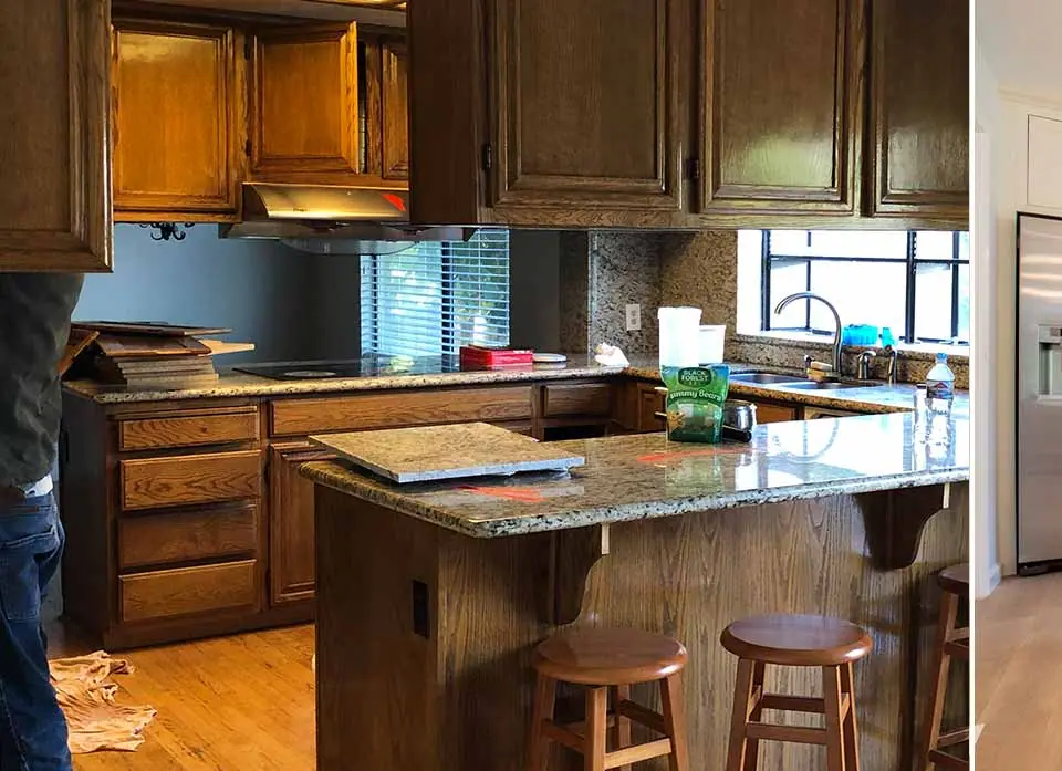 Kitchen renovation in San Jose before remodeling