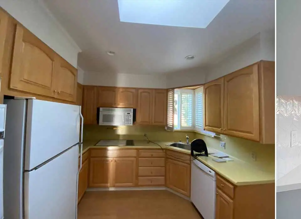 Kitchen remodel in Burlingame before remodeling