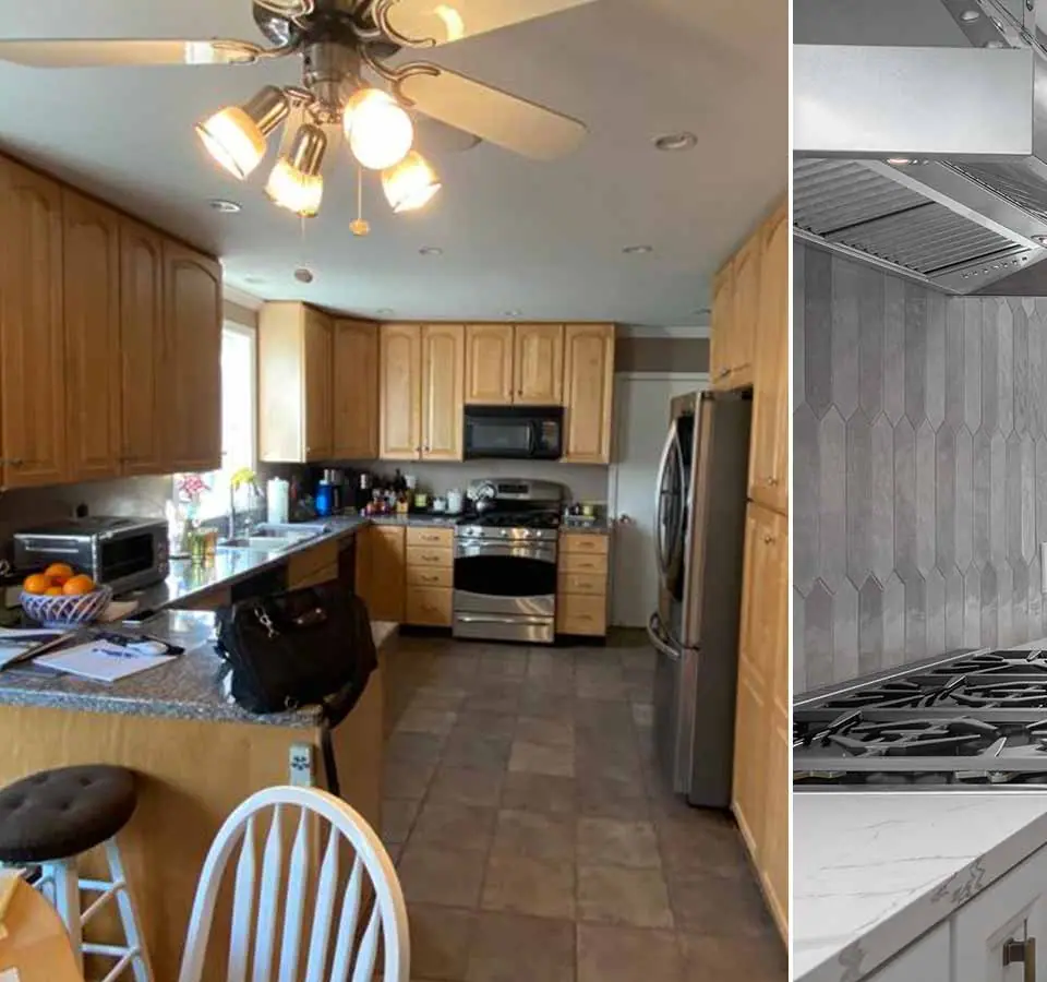 Kitchen remodel in Bay Area before remodeling