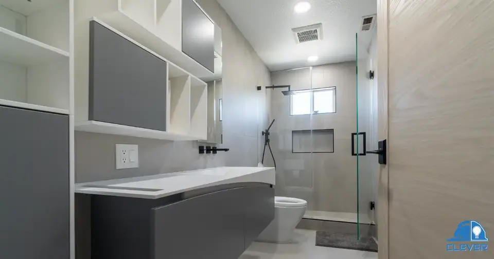 Natural stone countertops and custom cabinetry in Bay Area remodel