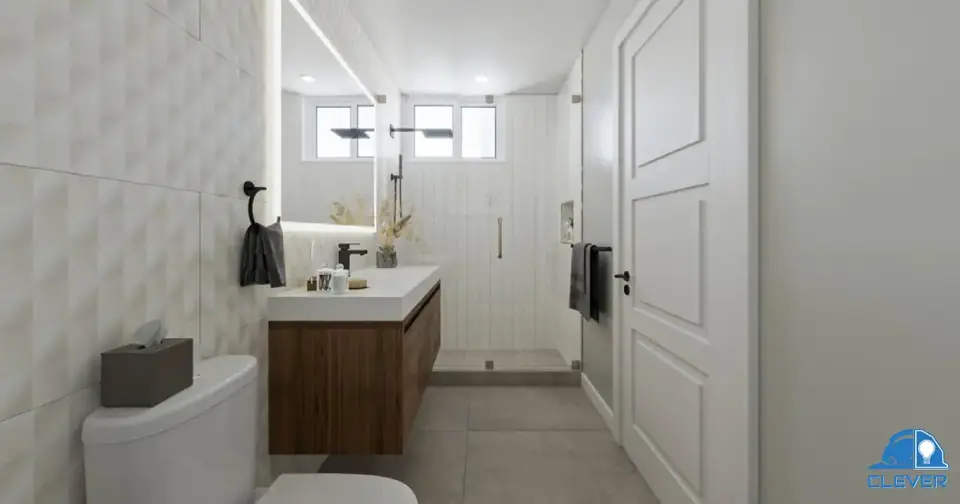Bathroom remodel layout design plan for small space