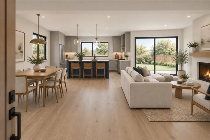 3D concept of a whole-home remodel at the Signature finish level