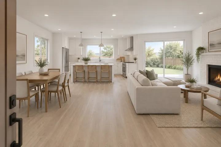 3D concept of a whole-home remodel at the Smart finish level